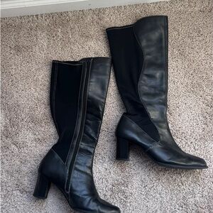 Cloudwalkers Black Heeled Boots